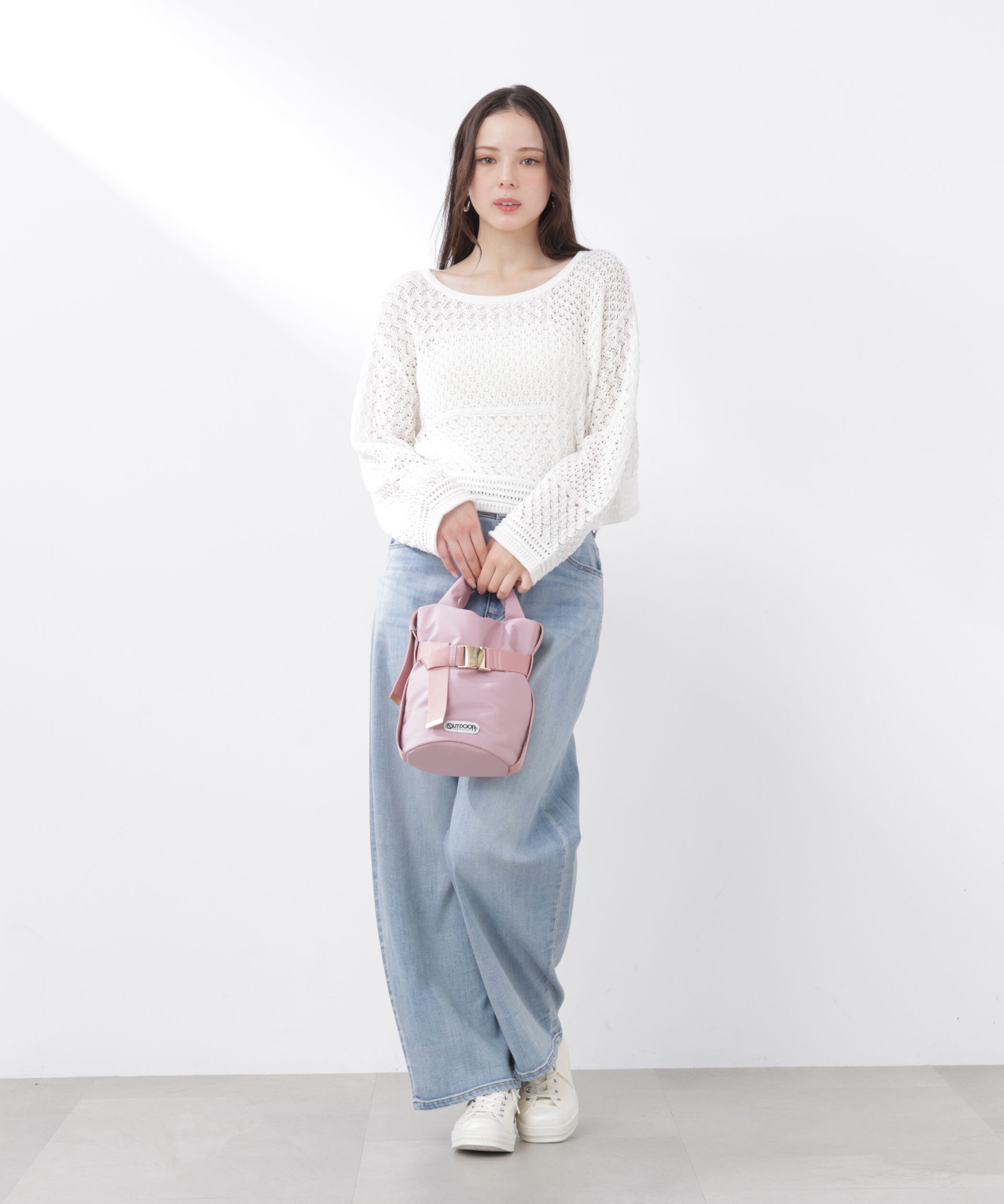 PROPORTION BODY DRESSING「透かし編みボックスニット　26SS」|ニット・セーター|