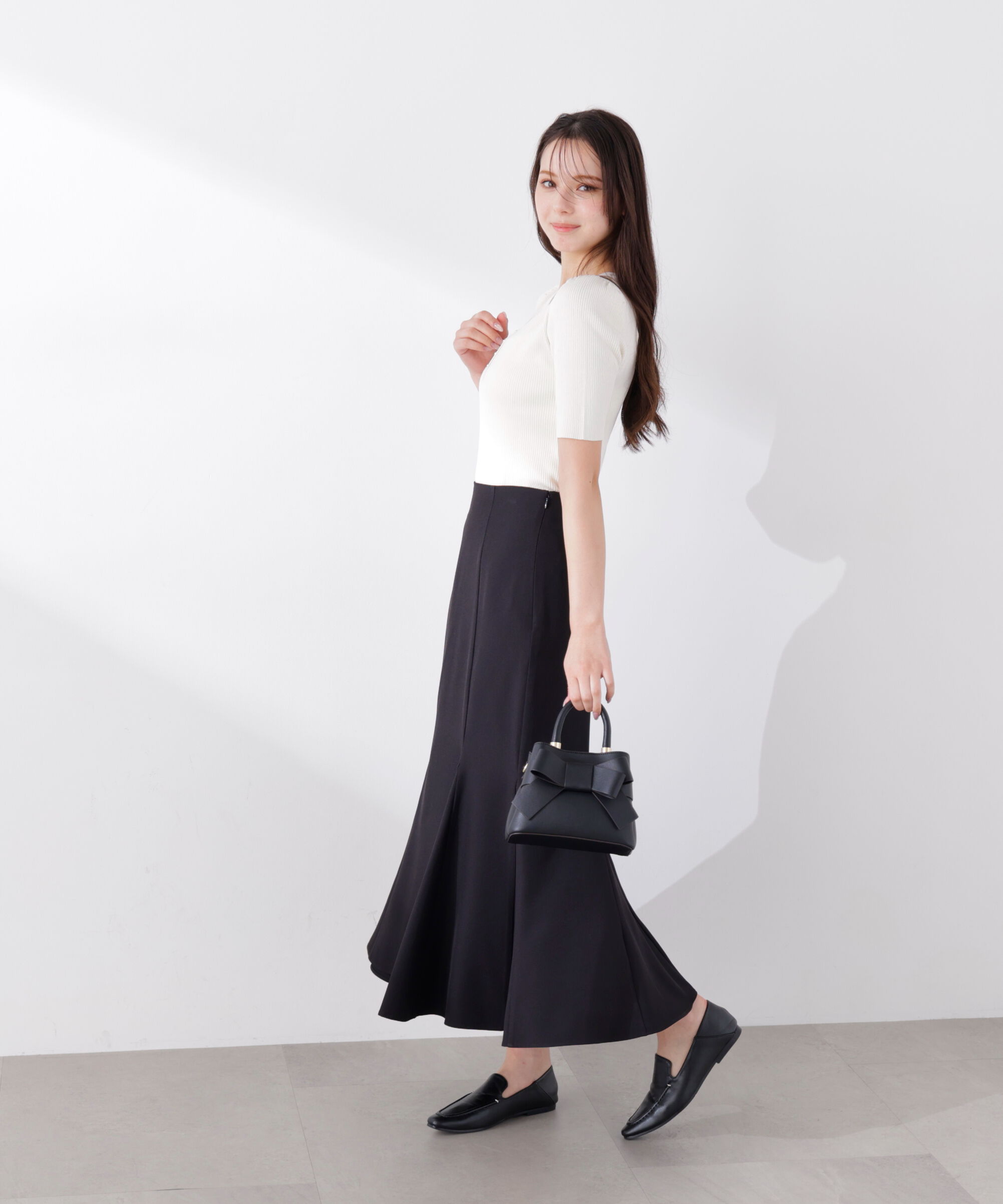 PROPORTION BODY DRESSING「＜ウォッシャブル＞ハイウエストマーメイドスカート　26SS」|スカート|