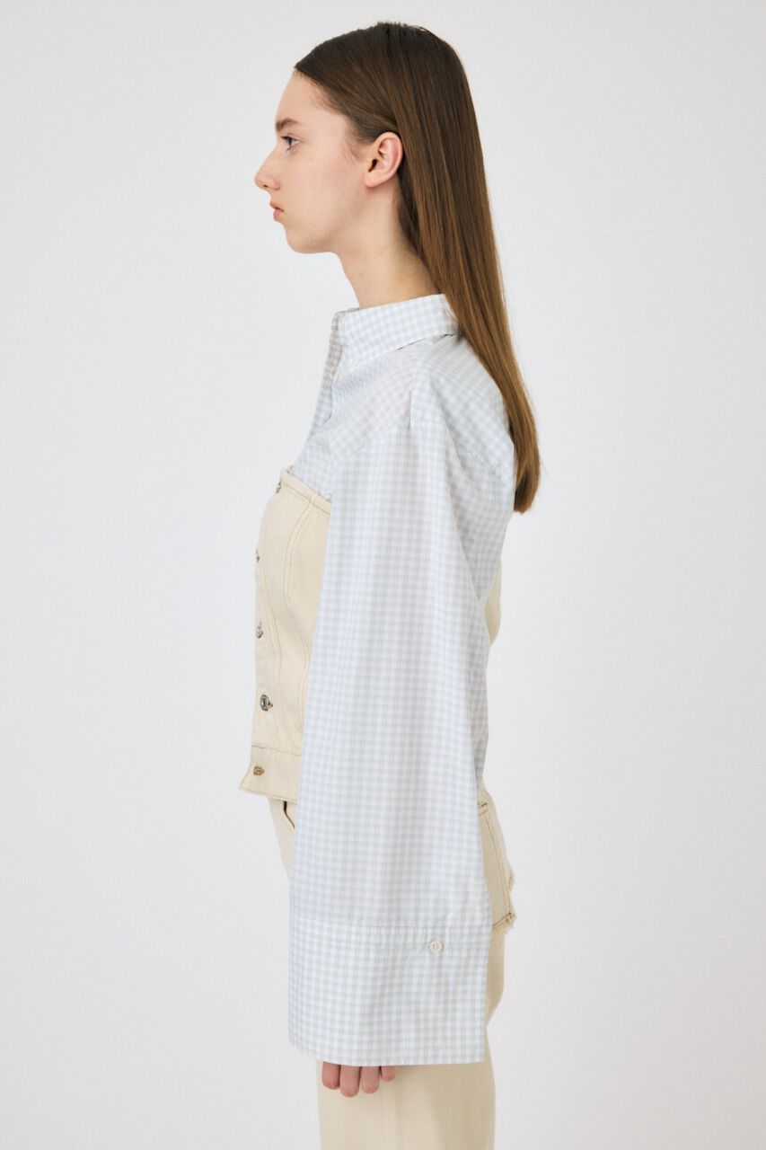 MOUSSY「DENIM BARE ビスチェ」|チューブトップ|