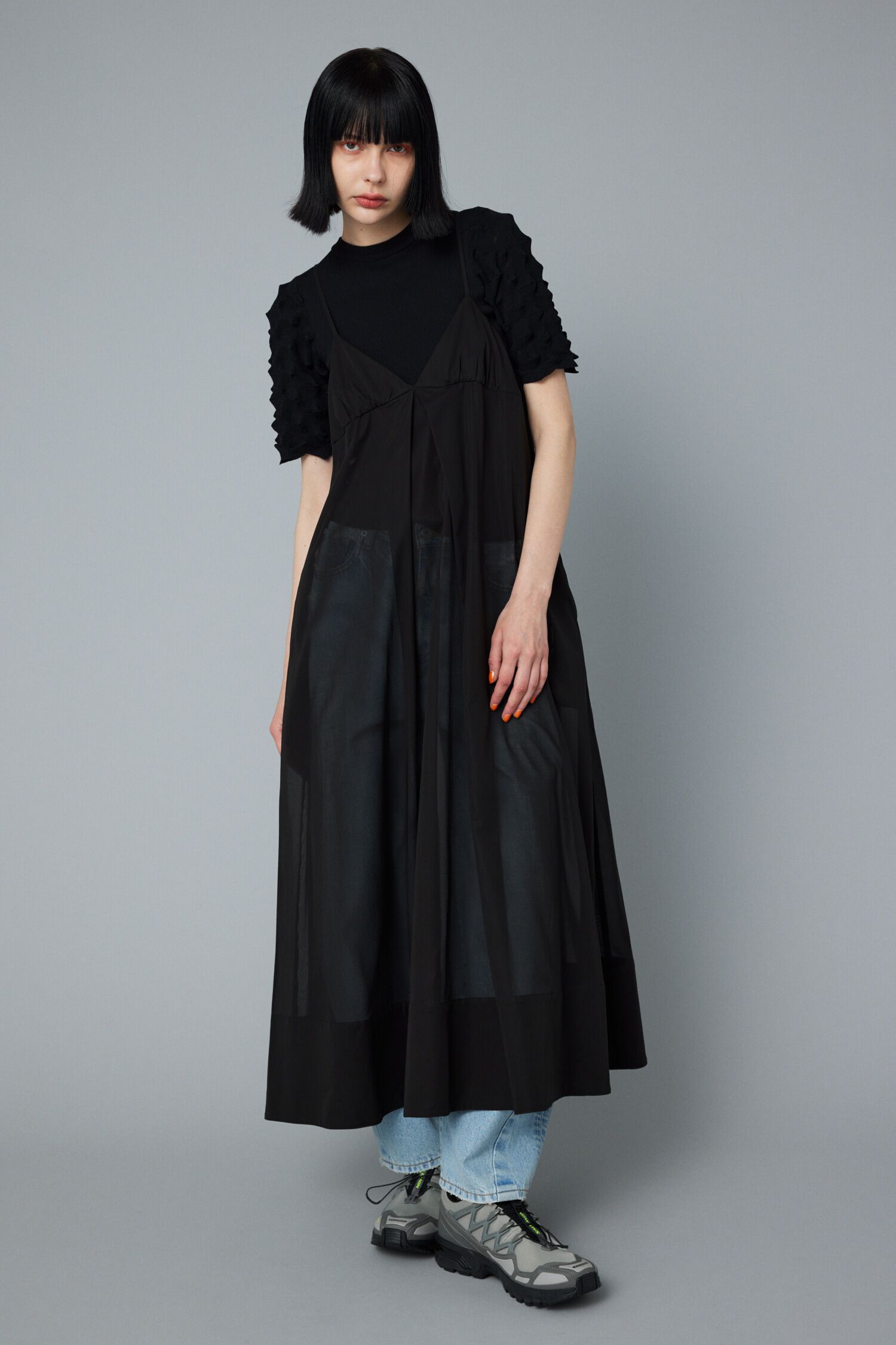 HeRIN.CYE「Triangle dress」|ワンピース|BLK