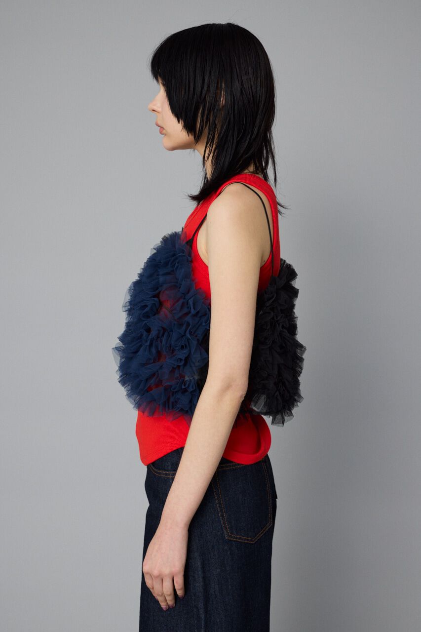 HeRIN.CYE「Bi color many frill bustier」|キャミソール|