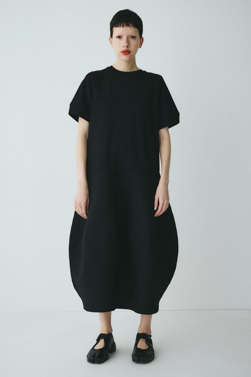 HeRIN.CYE「Docking balloon hem dress」|ワンピース|BLK