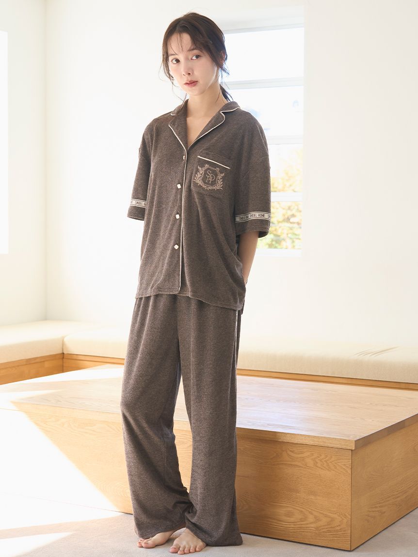 SNIDEL HOME「【sorbet light】【接触冷感】メランジパイルロングパンツ」|ルームウェア|MOC