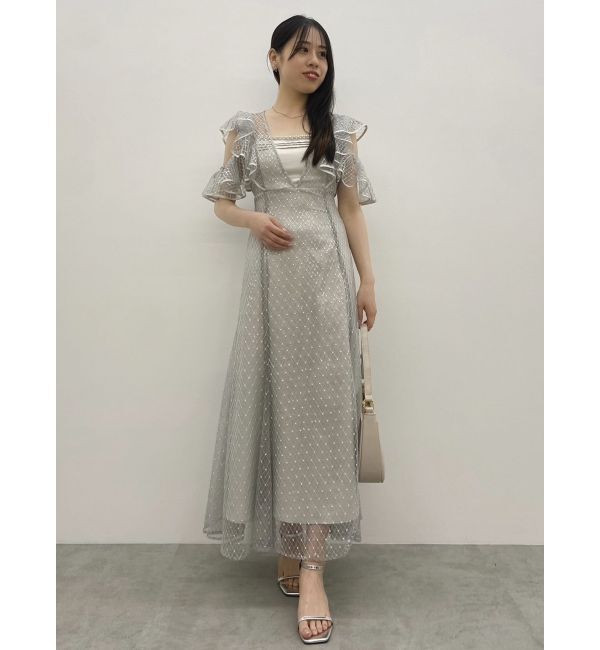 dazzlin「2WAYスリーブバリエーションレースドレス」|ワンピース|