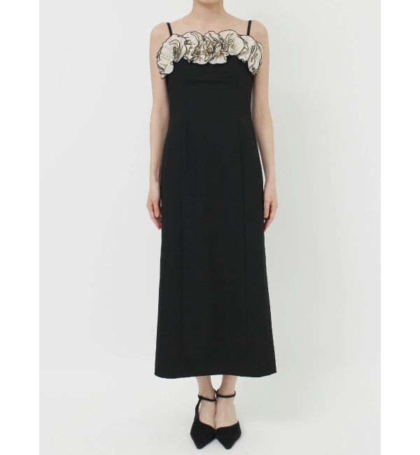 LAGUNAMOON「LADYコサージュキャミワンピース」|ドレス|