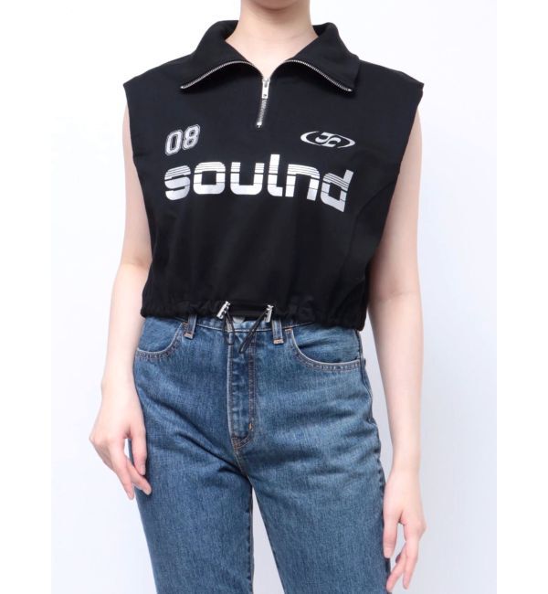 jouetie「スポーティーハーフZIPトップス」|Tシャツ・カットソー|