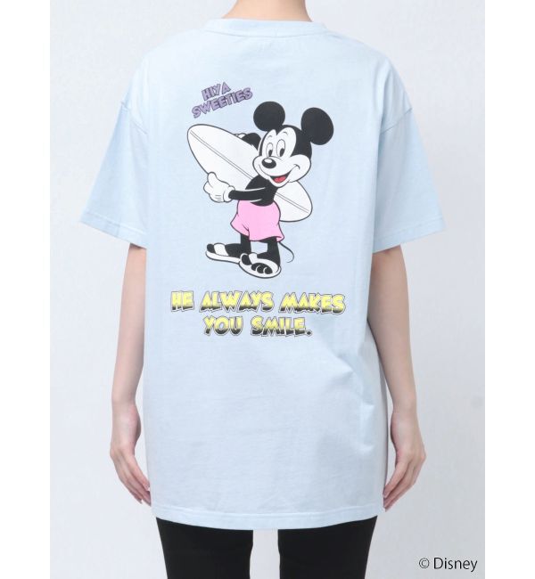 GYDA「Mickey Mouse / バックプリントBIG Tシャツ」|Tシャツ・カットソー|