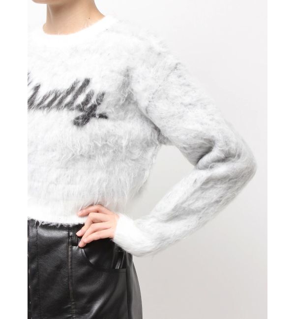 GYDA「BRATTY MOHAIR LIKEショートニットトップス」|ニット・セーター|