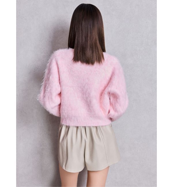 GYDA「BRATTY MOHAIR LIKEショートニットトップス」|ニット・セーター|