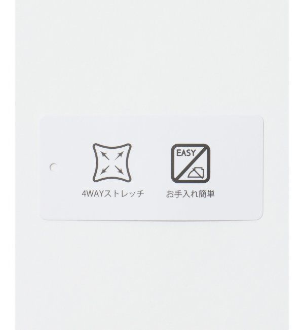 IKKA LOUNGE「ストレッチイージーケアノーカラージャケット」|テーラードジャケット|