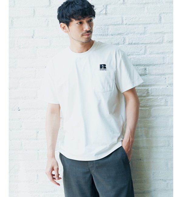 ikka「RUSSELL ATHLETIC ラッセル アスレチック ドライパワーポケTシャツ」|Tシャツ・カットソー|