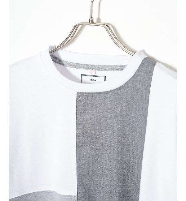 ikka「ブロックスポンチグラデロンＴ」|Tシャツ・カットソー|