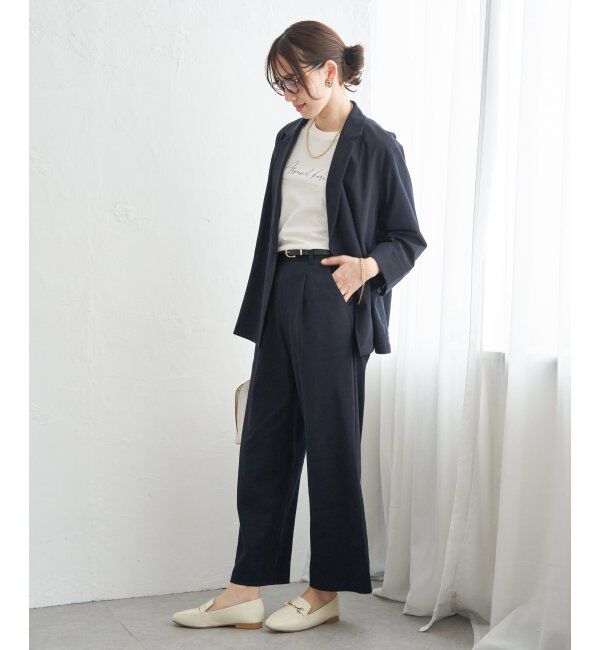 IKKA LOUNGE「【セットアップ対応】GOKU楽ワークワイドパンツ」|その他|