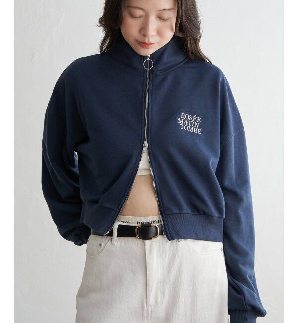 VENCE share style「裏毛ショートブルゾン」|スウェット・ジャージ|