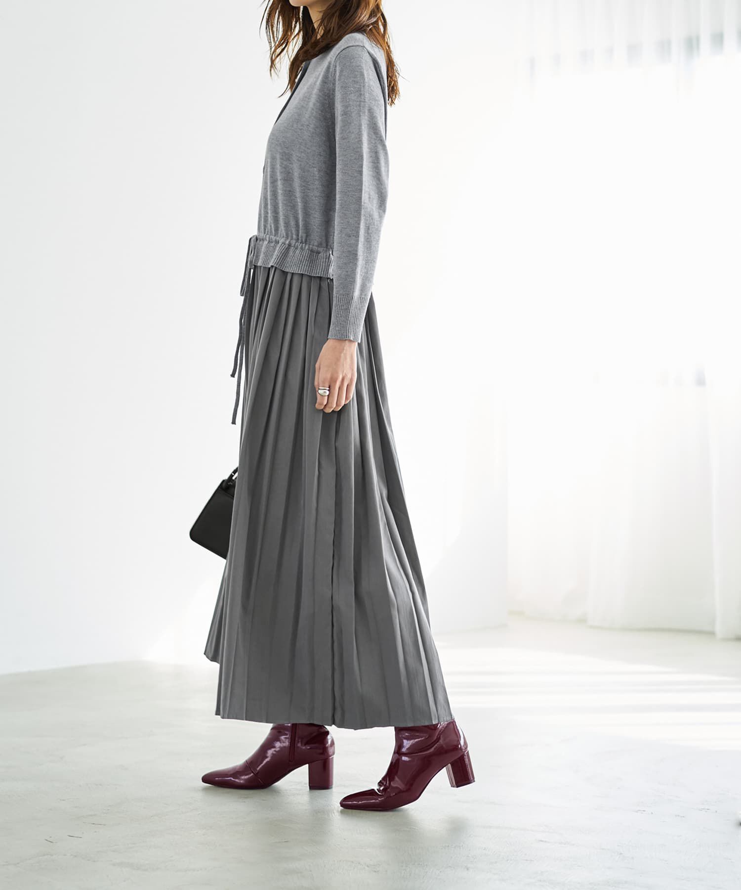 STYLE DELI「プリーツスカートドッキングワンピース」|ワンピース|