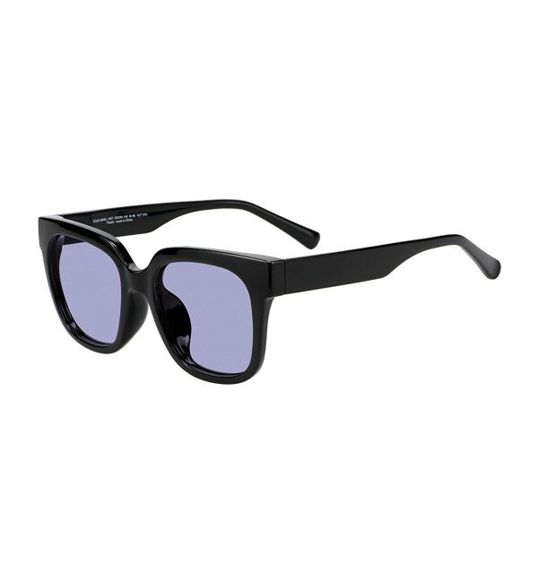  「SUNCUTGlasses/UV100%CUT サングラス ビッグシェイプ  カラーレンズ 紫外線対策 UVカット ユニセックス」|サングラス|