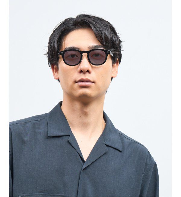  「【WEB限定】Zoff｜AOI IHARA 調光 サングラス ｜紫外線で色が変わる｜黒縁 紫外線対策 UVカット  」|サングラス|