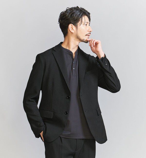 WEB限定 WARDROBE SMART】LANATEC セットアップ/背抜きジャケット