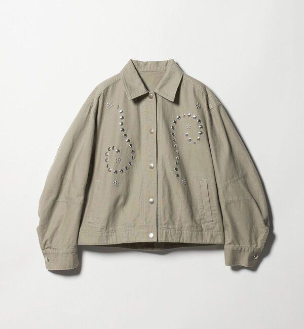 BEAUTY&YOUTH UNITED ARROWS「コットン メタルモチーフ ブルゾン」|ブルゾン・スタジャン|