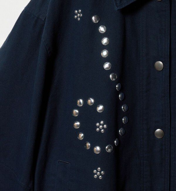 BEAUTY&YOUTH UNITED ARROWS「コットン メタルモチーフ ブルゾン」|ブルゾン・スタジャン|