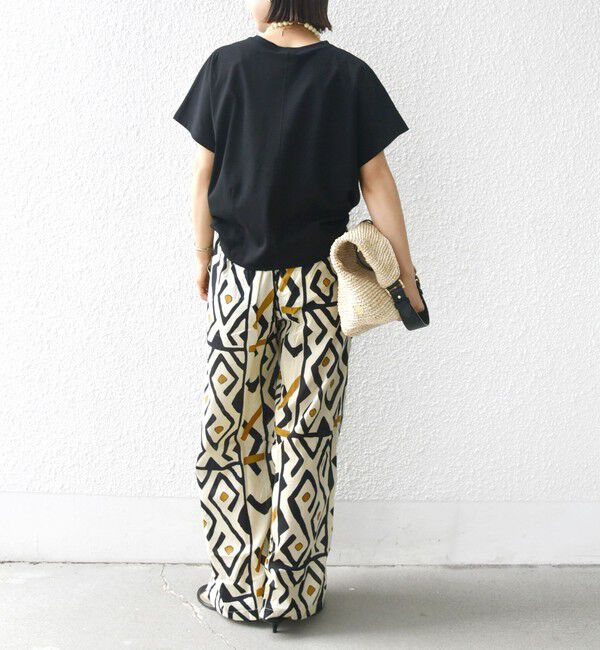 SHIPS for women「《一部追加予約》〈接触冷感〉ポンチ ドルマン TEE」|Tシャツ・カットソー|