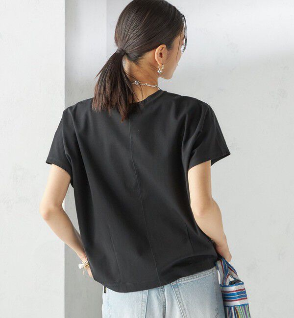 SHIPS for women「《一部追加予約》〈接触冷感〉ポンチ ドルマン TEE」|Tシャツ・カットソー|