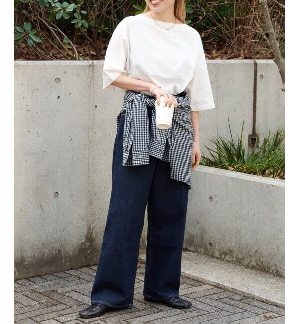 OUTDOOR PRODUCTS Usual Things「追加》スラブテンジク 五分袖TEE」|Tシャツ・カットソー|