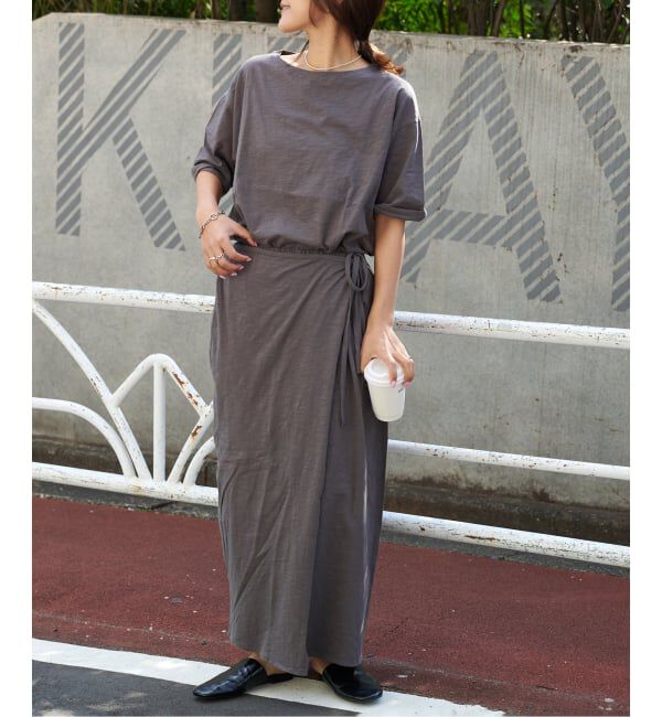 OUTDOOR PRODUCTS Usual Things「追加》スラブテンジク 五分袖TEE」|Tシャツ・カットソー|