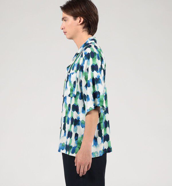 TOMORROWLAND BUYING WEAR「【別注】m's braque レーヨン オープンカラー ハーフスリーブシャツ」|シャツ・ブラウス|