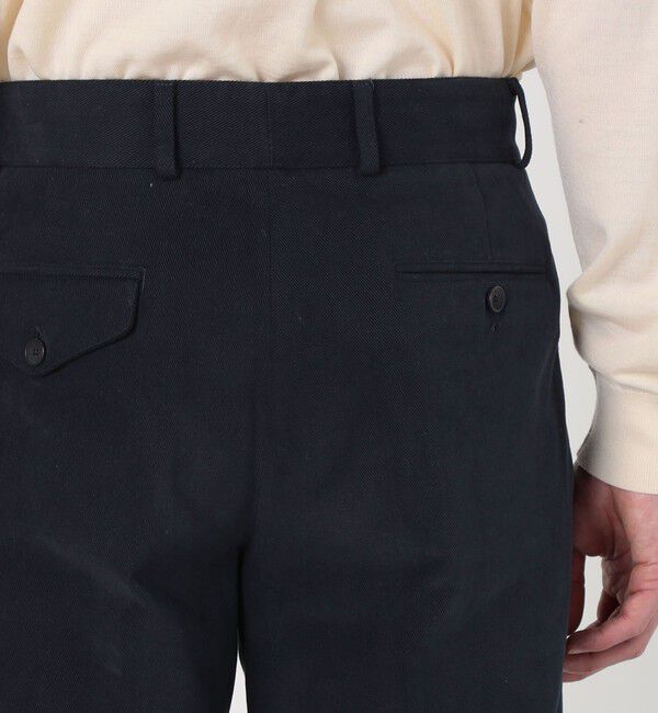 TOMORROWLAND BUYING WEAR「BERNARD ZINS GURKA コットン 2プリーツトラウザーズ」|スラックス|