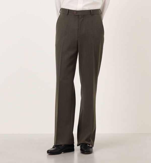 TOMORROWLAND BUYING WEAR「BERNARD ZINS MABILLON ポリエステルウール ノープリーツトラウザーズ」|スラックス|