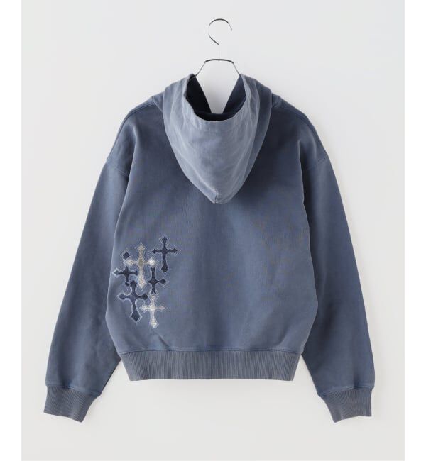 JOINT WORKS「SUPPLIER / サプライヤー Cross Rhinestone Zip Hoodie」|パーカー|