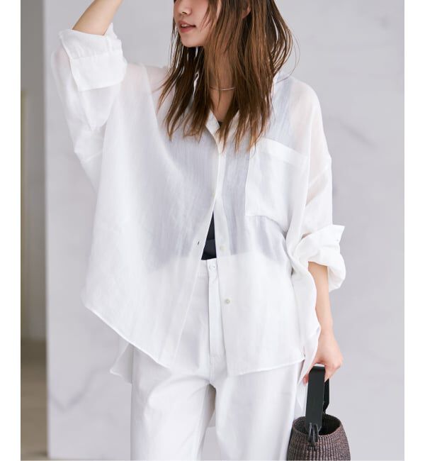 Plage「RAMIE LYOCELL VOLUME シャツ」|シャツ・ブラウス|