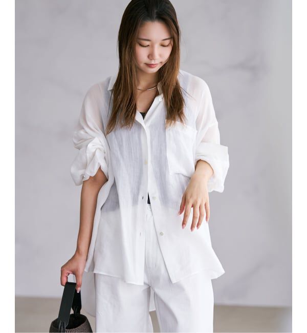 Plage「RAMIE LYOCELL VOLUME シャツ」|シャツ・ブラウス|