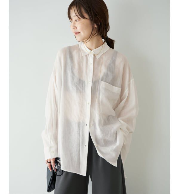 Plage「RAMIE LYOCELL VOLUME シャツ」|シャツ・ブラウス|