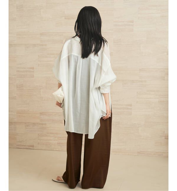 Plage「RAMIE LYOCELL VOLUME シャツ」|シャツ・ブラウス|