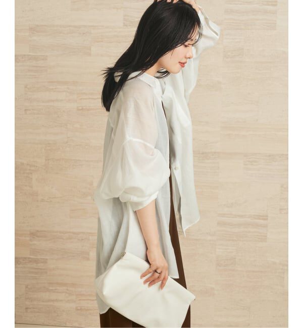 Plage「RAMIE LYOCELL VOLUME シャツ」|シャツ・ブラウス|