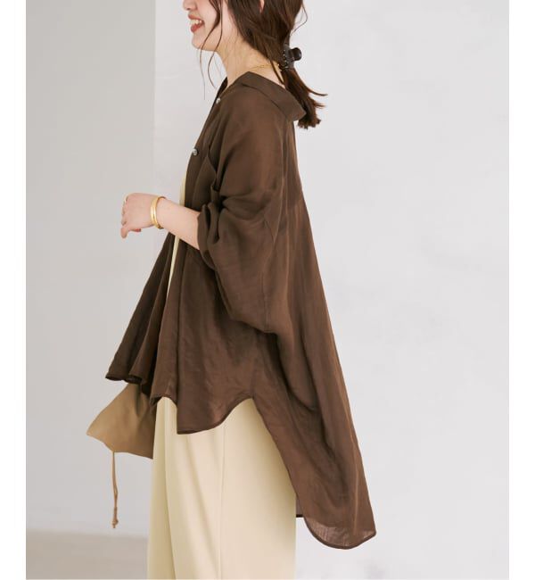 Plage「RAMIE LYOCELL VOLUME シャツ」|シャツ・ブラウス|