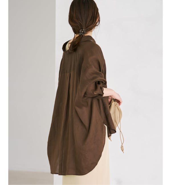Plage「RAMIE LYOCELL VOLUME シャツ」|シャツ・ブラウス|