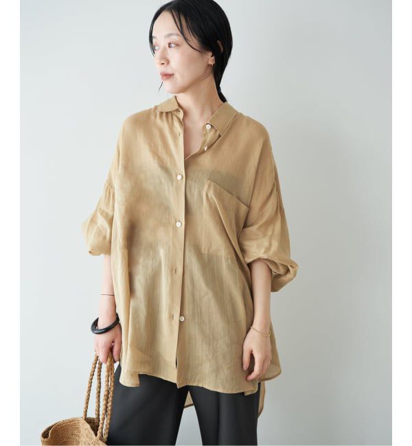 Plage「RAMIE LYOCELL VOLUME シャツ」|シャツ・ブラウス|