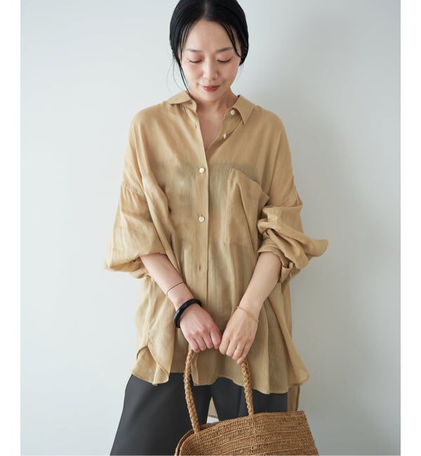 Plage「RAMIE LYOCELL VOLUME シャツ」|シャツ・ブラウス|