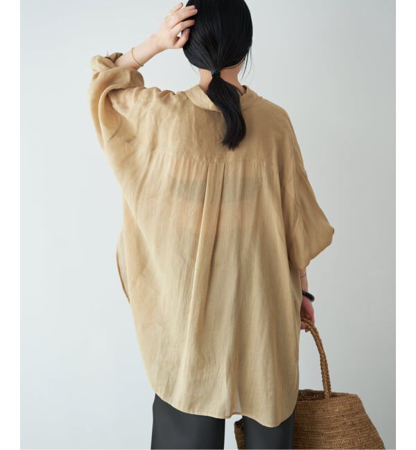 Plage「RAMIE LYOCELL VOLUME シャツ」|シャツ・ブラウス|