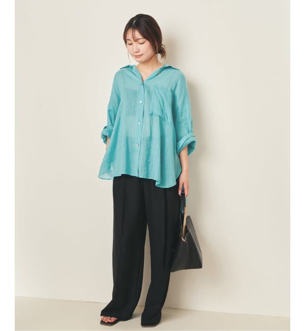 Plage「RAMIE LYOCELL VOLUME シャツ」|シャツ・ブラウス|