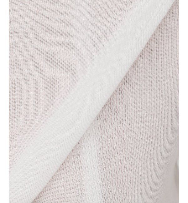 SLOBE IENA「《追加6/一部カラーWEB・店舗限定》miller  SLOBE別注 SHEER RIB クルーネック」|Tシャツ・カットソー|