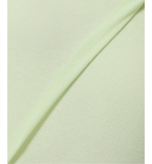 SLOBE IENA「《追加6/一部カラーWEB・店舗限定》miller  SLOBE別注 SHEER RIB クルーネック」|Tシャツ・カットソー|