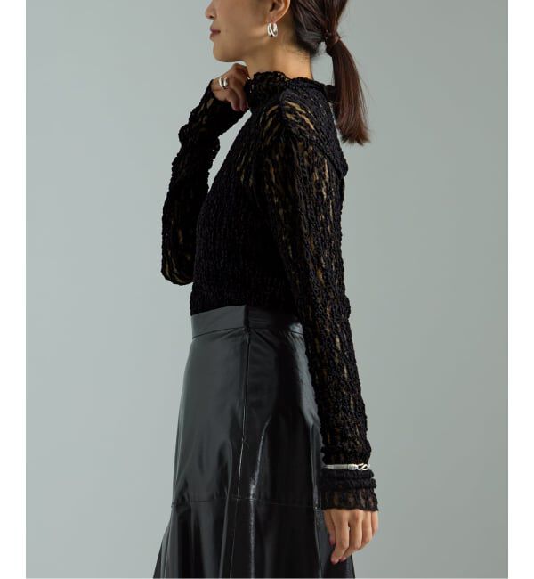 VERMEIL par iena「stretch lace プルオーバー」|シャツ・ブラウス|