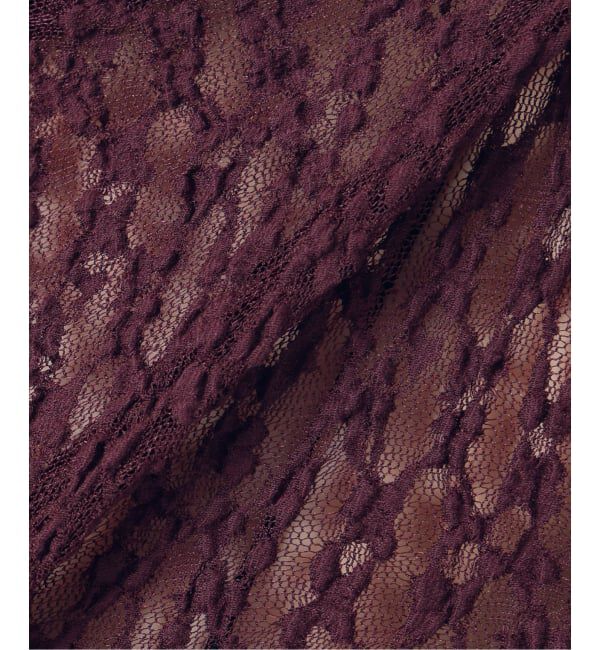 VERMEIL par iena「stretch lace プルオーバー」|シャツ・ブラウス|