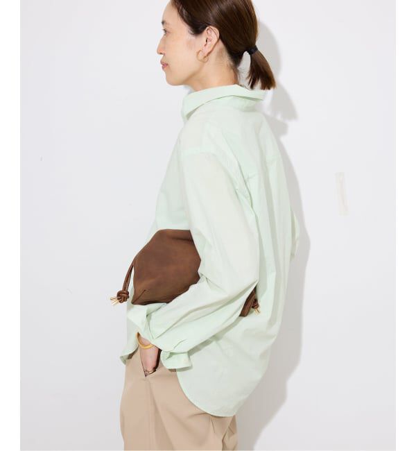 SLOBE IENA「Wash Cotton Color シャツ」|シャツ・ブラウス|