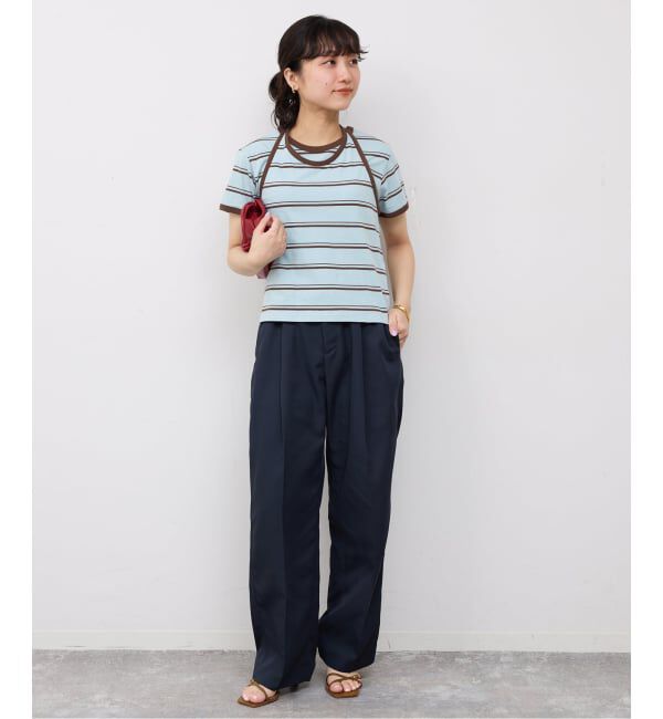 SLOBE IENA「《2枚セット》ホルターネックボーダーTセット」|Tシャツ・カットソー|