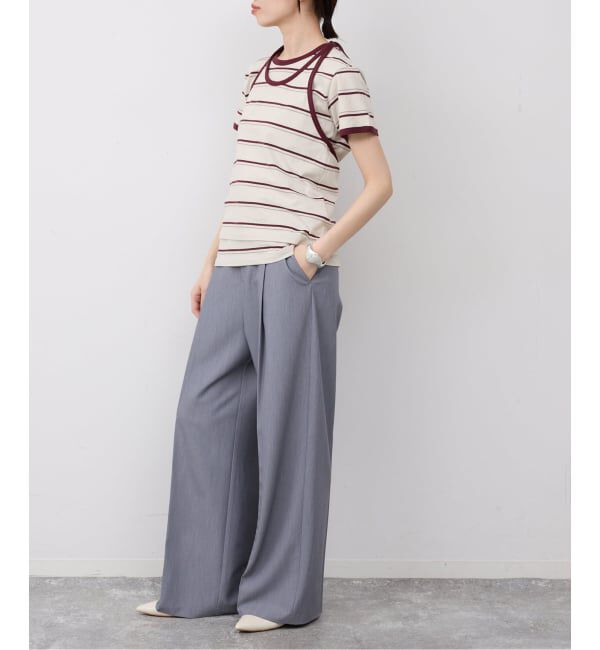 SLOBE IENA「《2枚セット》ホルターネックボーダーTセット」|Tシャツ・カットソー|